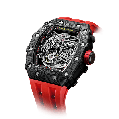 Luxury Carbon Fiber Automatic Watch: Durable, Stylish, Precise Self-Winding Timepiece