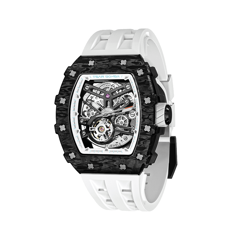 Luxury Carbon Fiber Automatic Watch: Durable, Stylish, Precise Self-Winding Timepiece