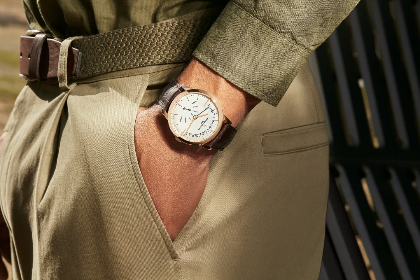 RETROGRADE DAY-DATE AUTOMATIC WATCH