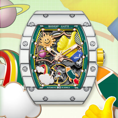 Carbon Fiber Luminous Cyber Life Watch