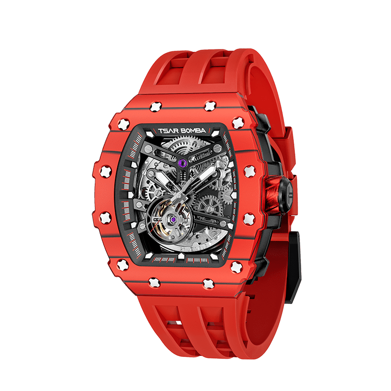 Luxury Carbon Fiber Automatic Watch: Durable, Stylish, Precise Self-Winding Timepiece