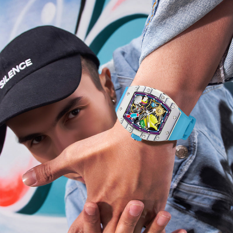 Carbon Fiber Luminous Cyber Life Watch