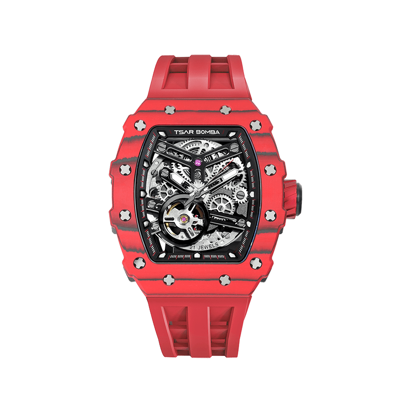 Luxury Carbon Fiber Automatic Watch: Durable, Stylish, Precise Self-Winding Timepiece