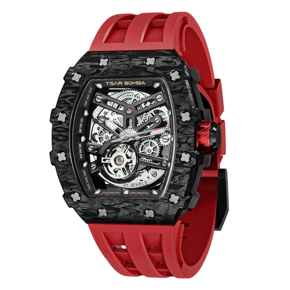 Luxury Carbon Fiber Automatic Watch: Durable, Stylish, Precise Self-Winding Timepiece