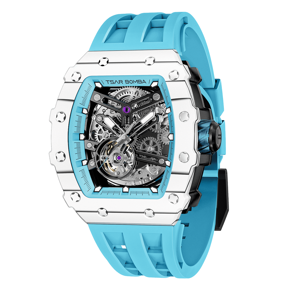 Luxury Carbon Fiber Automatic Watch: Durable, Stylish, Precise Self-Winding Timepiece