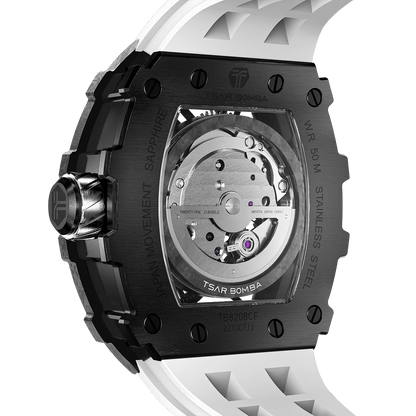 Luxury Carbon Fiber Automatic Watch: Durable, Stylish, Precise Self-Winding Timepiece