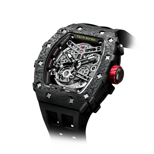 Luxury Carbon Fiber Automatic Watch: Durable, Stylish, Precise Self-Winding Timepiece