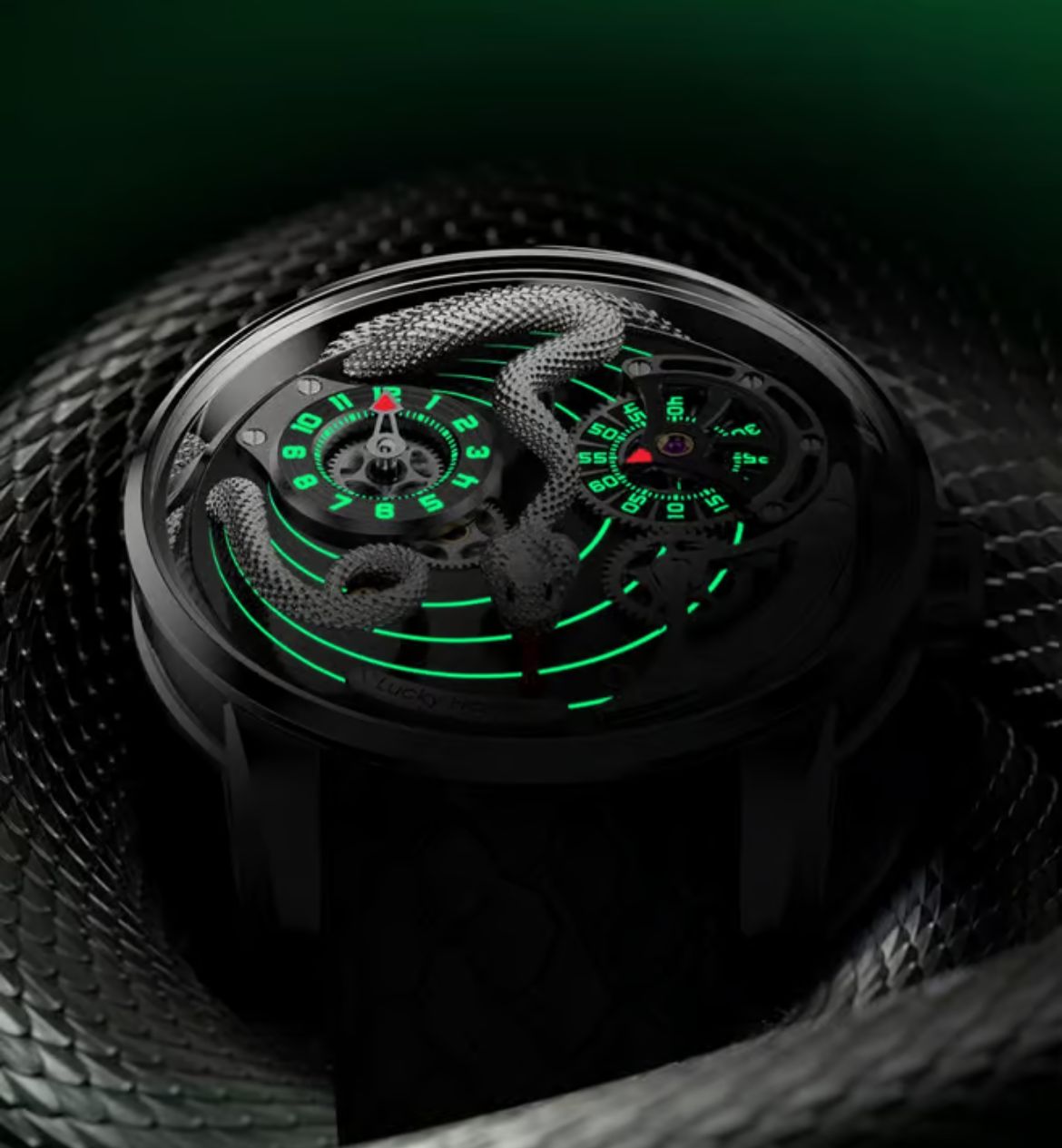 LUCKY HARVEY Craftmanship Series Snake Automatic Watch
