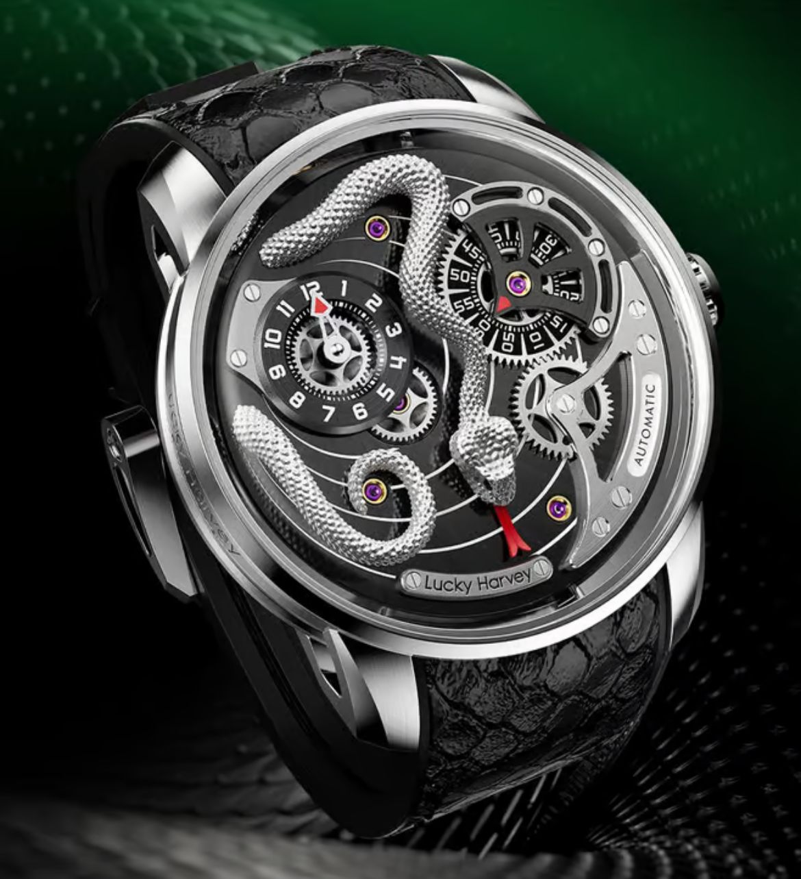 LUCKY HARVEY Craftmanship Series Snake Automatic Watch