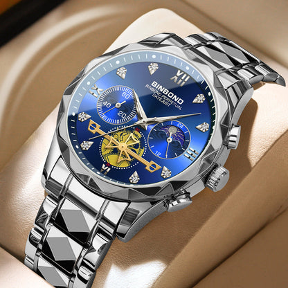 🎁Men's Multifunctional Quartz Mechanical Watch