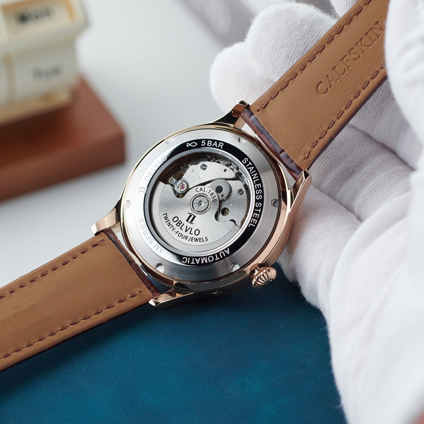 Mother of Pearl  AM Vintage Dress Design  Automatic Watch