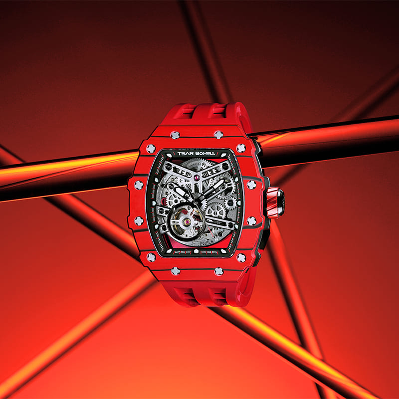 Luxury Carbon Fiber Automatic Watch: Durable, Stylish, Precise Self-Winding Timepiece