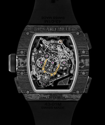 Richard Mille RM 43-01 Manual Winding Tourbillon Split-Seconds Chronograph Ferrari