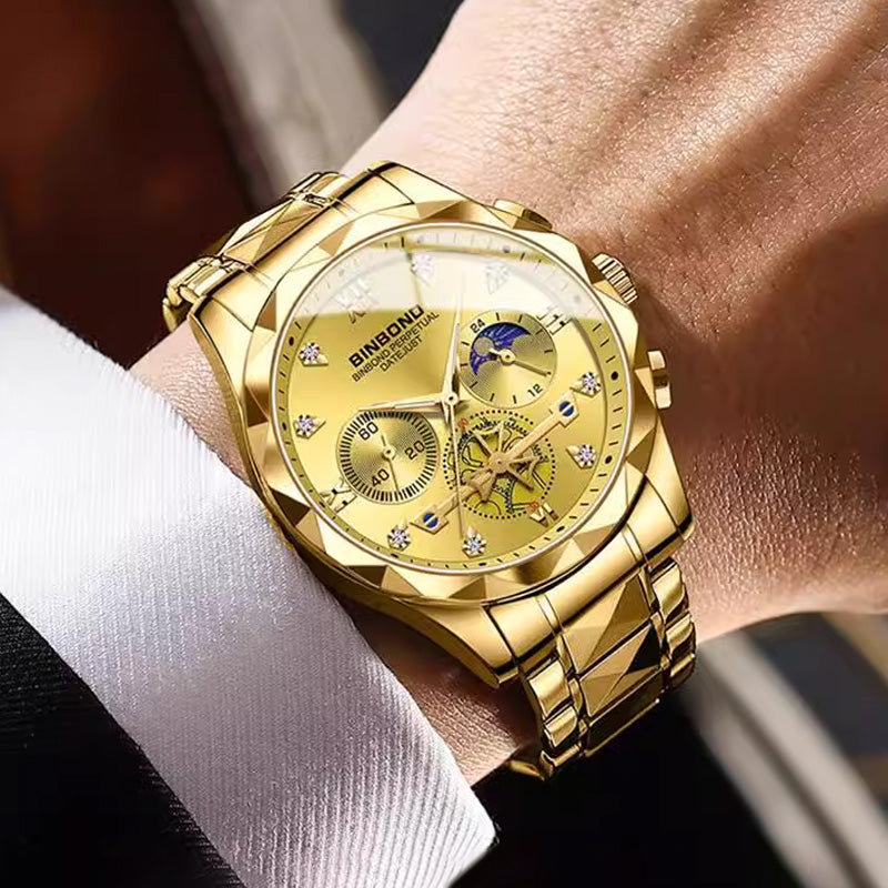 🎁Men's Multifunctional Quartz Mechanical Watch