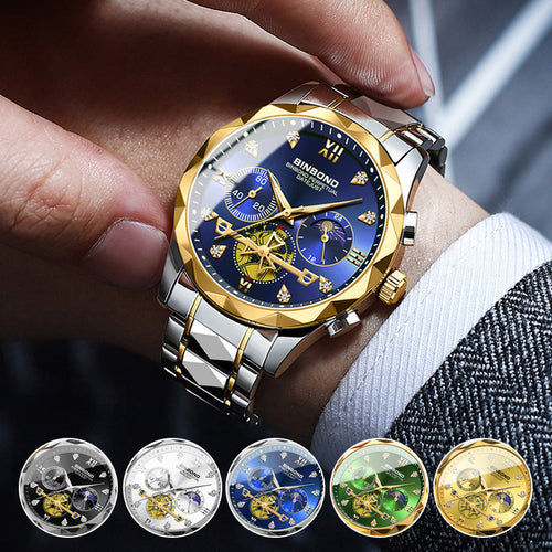 🎁Men's Multifunctional Quartz Mechanical Watch