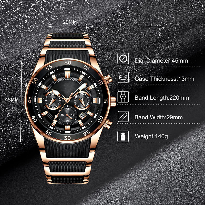 ⏳Time-limited Special⌛Men's Waterproof Multifunctional Quartz Watch